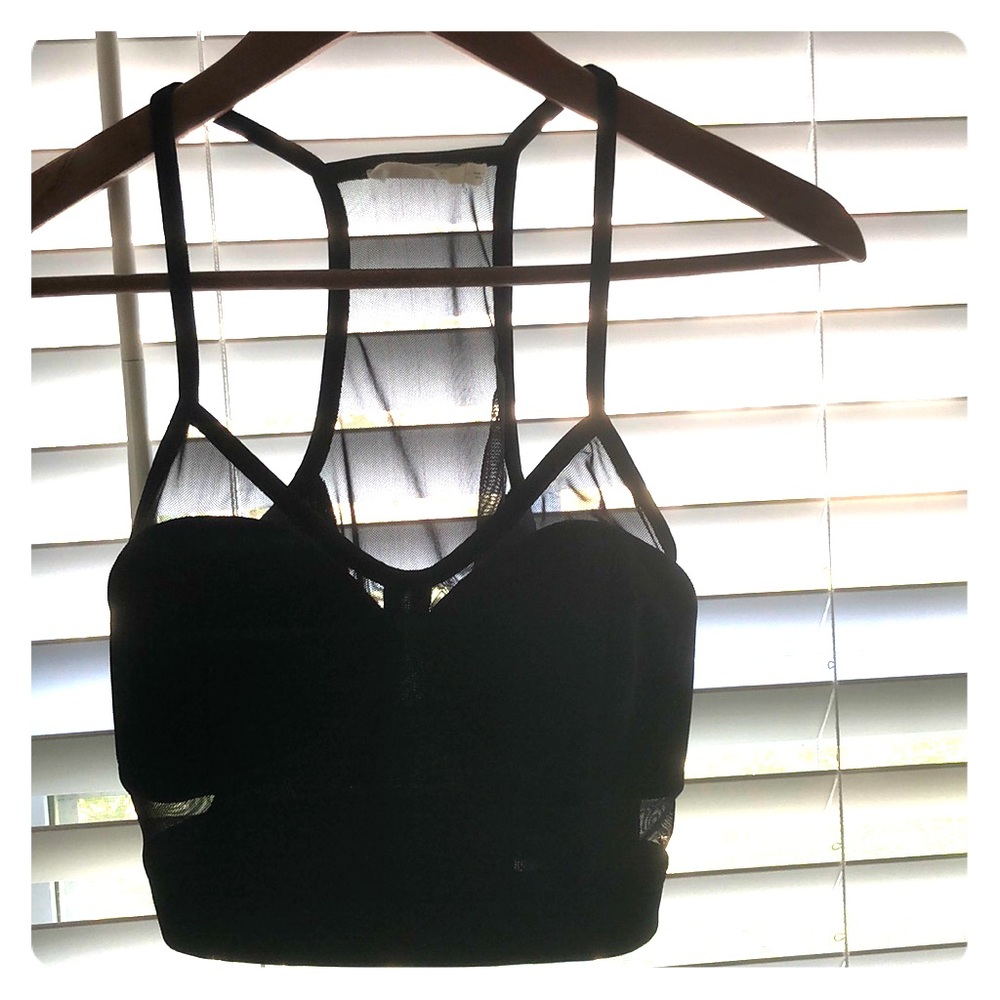 Lush 90’s black bra top